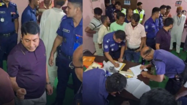চাষাড়ায় খাজা সুপার মার্কেটে জুয়ার আসরে অভিযান, আটক ২৮