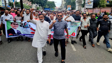 বিএনপির প্রতিষ্ঠাবার্ষিকীর র‌্যালিতে সদর থানা বিএনপির শোডাউন
