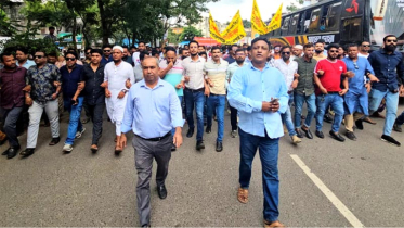 সজল-সাহেদের মহানগর যুবদলের বিশাল শোডাউন