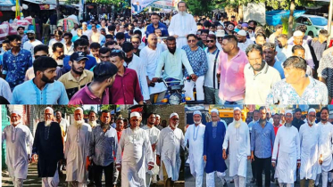 মহানগর বিএনপির বিক্ষোভ মিছিলে হাজী সামাউনের যোগদান