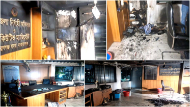 নারায়ণগঞ্জ সদর ইউএনও কার্যালয়ে অগ্নিকান্ড, ব্যাপক ক্ষয়ক্ষতি